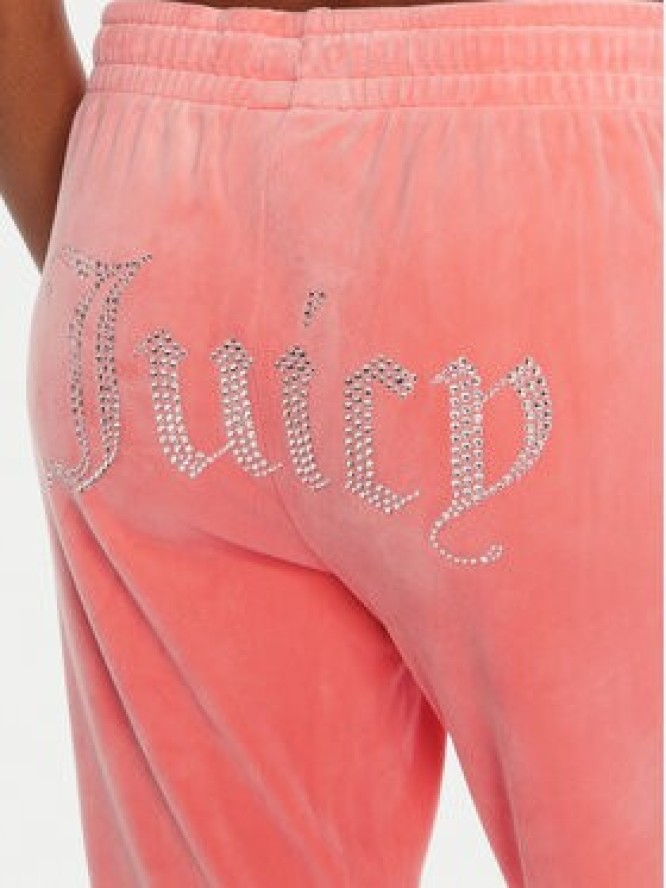 Juicy Couture Spodnie dresowe Tina JCAPW045 Pomarańczowy Regular Fit