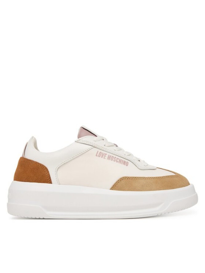 LOVE MOSCHINO Sneakersy JA15215G1PINH10C Biały