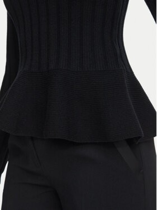Rinascimento Bluzka CFM0012308003 Czarny Slim Fit