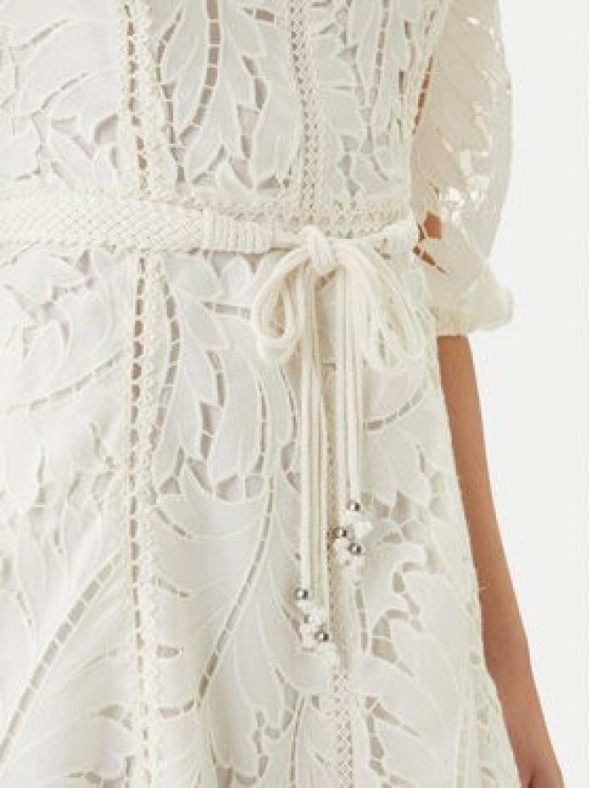 Guess Sukienka koktajlowa W6GK91 W2162 Biały Classic Fit