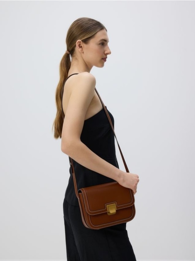Torebka na ramię - brązowy