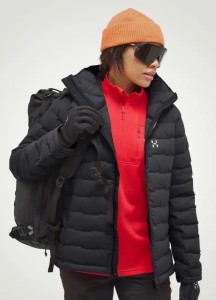 Haglöfs Spitz Down Hood Women True Black