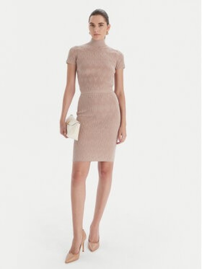 Marciano Guess Spódnica ołówkowa 5BGD00 5661Z Beżowy Slim Fit