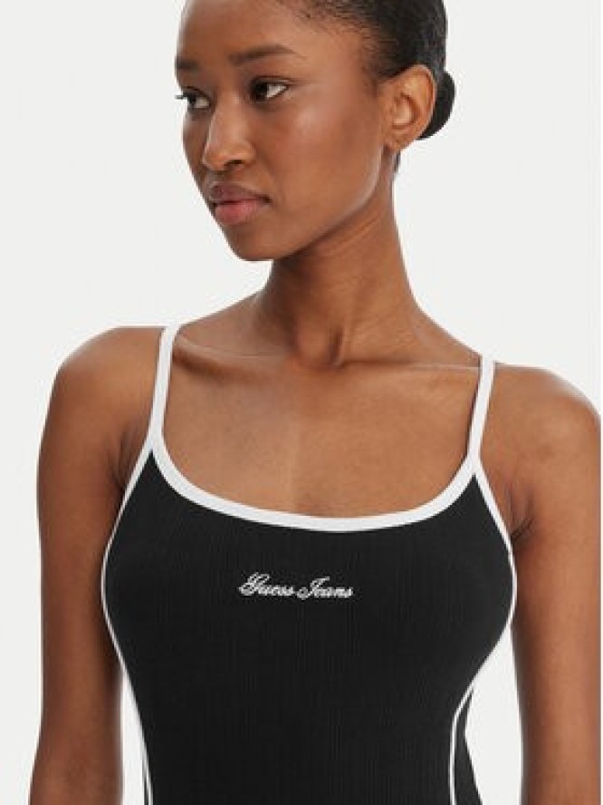 Guess Jeans Sukienka codzienna W6GKY1 KF641 Czarny Slim Fit