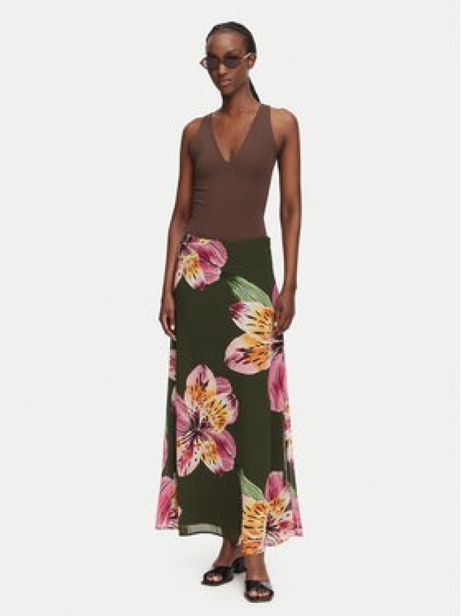 Vero Moda Spódnica maxi Ismene 10351432 Zielony Regular Fit