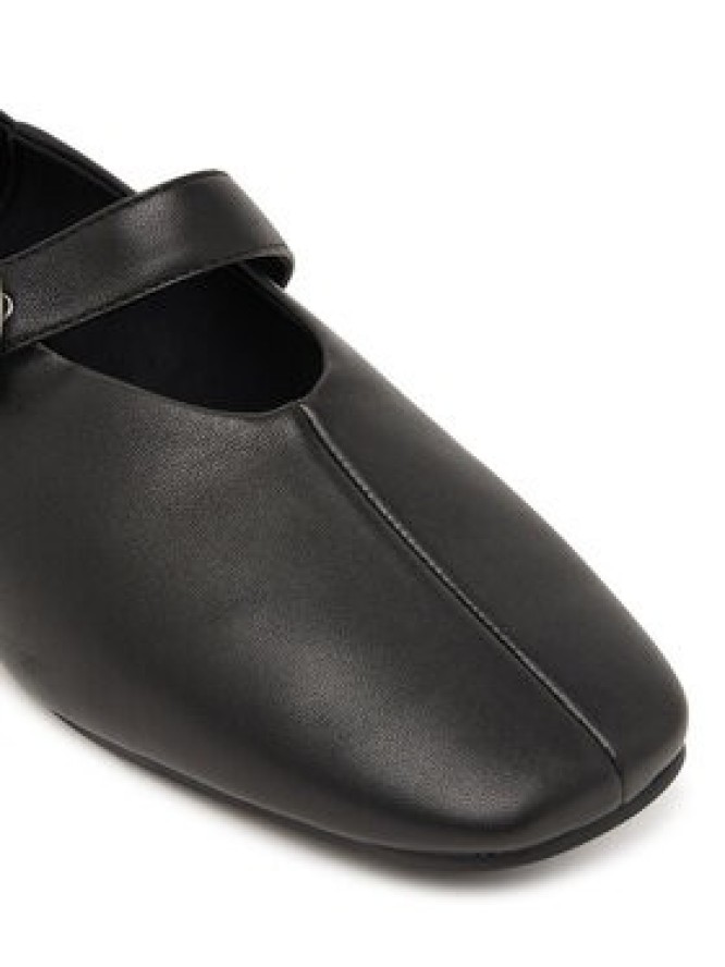 Tommy Jeans Baleriny Tjw Ballerina Nappa Leather EN0EN03043 Czarny