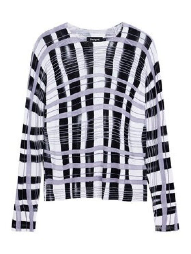 Desigual Sweter Noruega 25WWJF41 Czarny Regular Fit