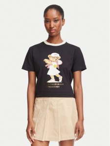 Guess T-Shirt V6BI14 K6742 Czarny Regular Fit