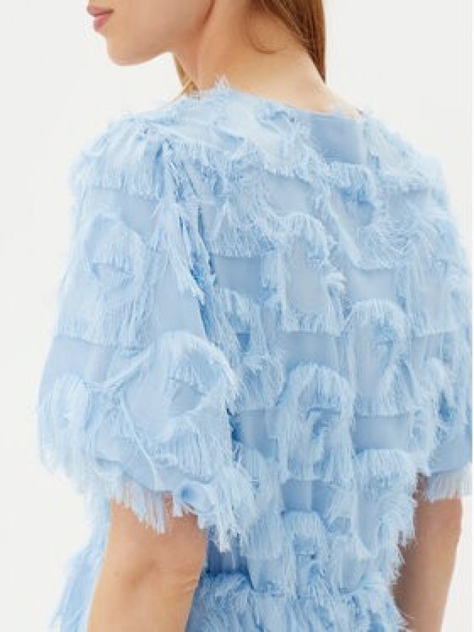 YAS Sukienka koktajlowa Pazylla 26037234 Błękitny Loose Fit