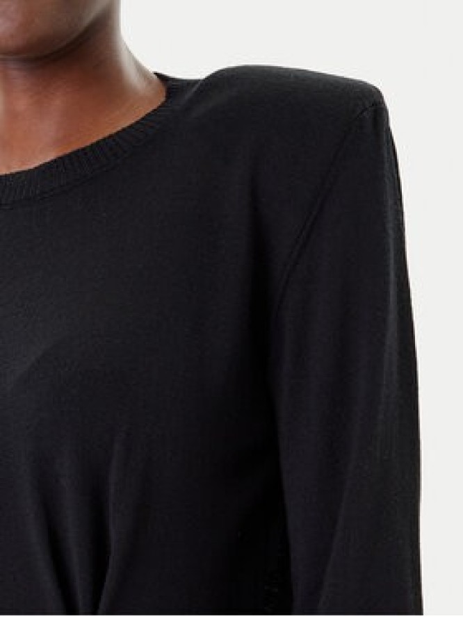 Simona Corsellini Sweter A25CPMGE0301 Czarny Regular Fit