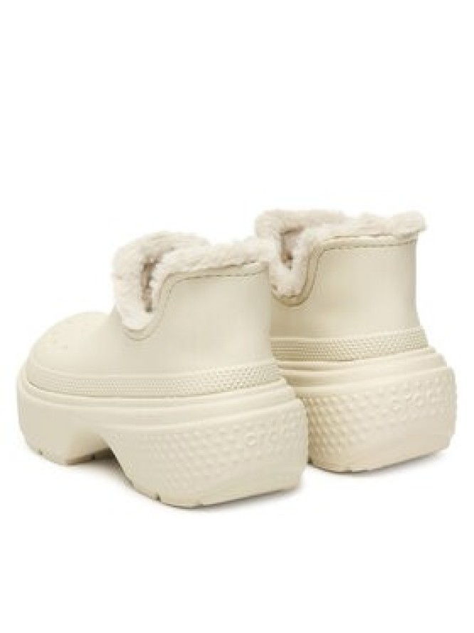 Crocs Śniegowce Stomp Lined Shorty Boot 210673 Écru