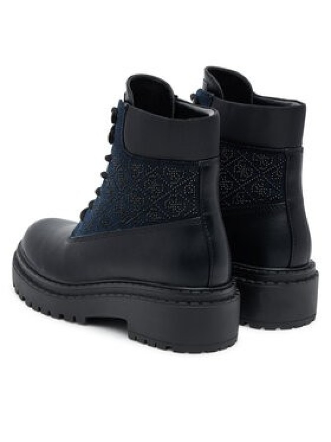 Guess Trapery FLTLDS DEN10 Czarny