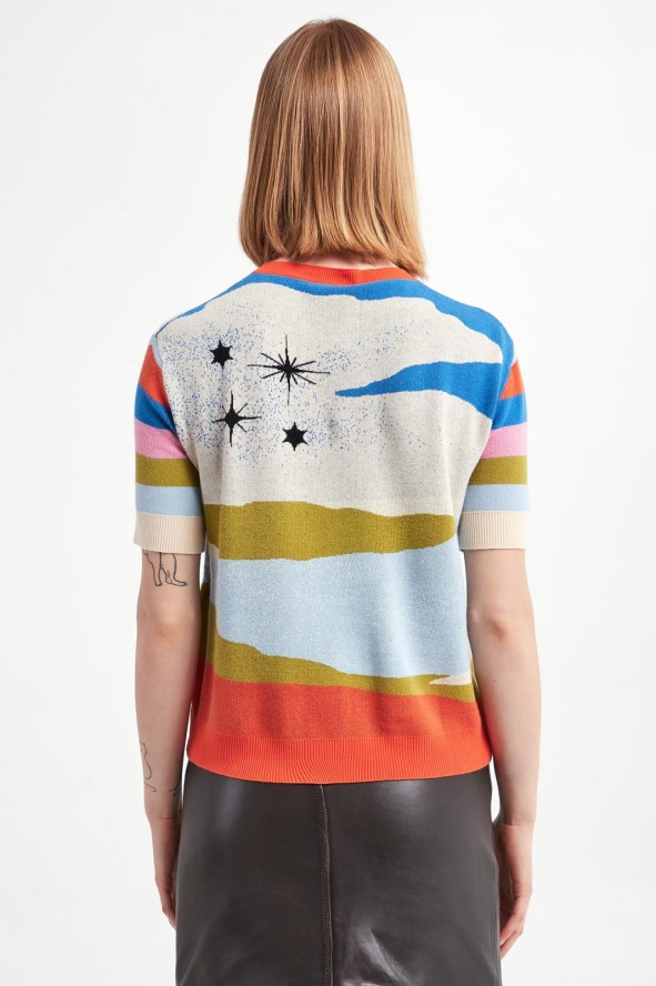 Sweter damski z krótkim rękawem Curve WEEKEND MAX MARA