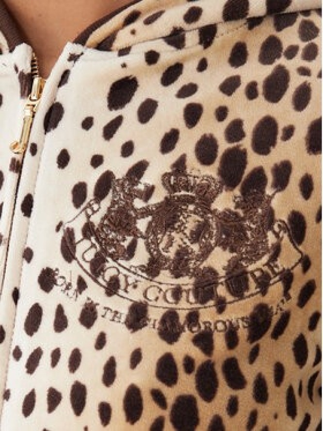 Juicy Couture Bluza JCGAS225012A Beżowy Slim Fit
