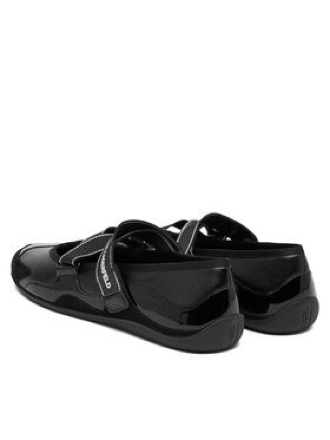 KARL LAGERFELD Baleriny Altia KL66101 Czarny