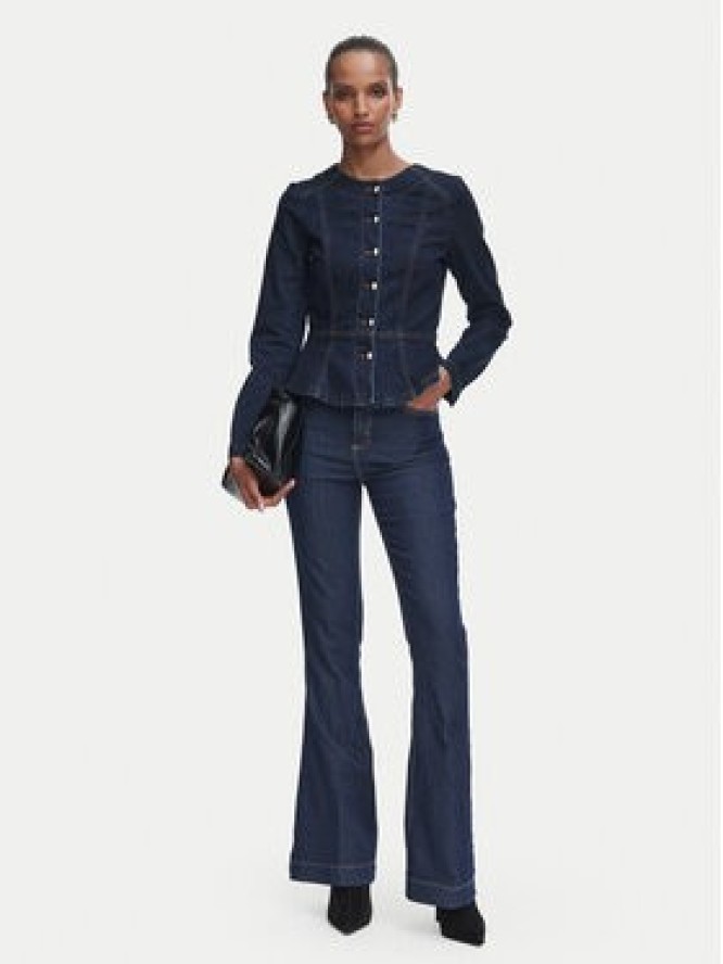 Rinascimento Jeansy CFC0129957003 Niebieski Bootcut Fit