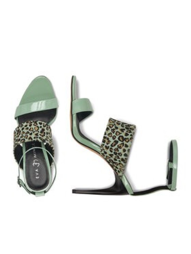 Eva Minge Sandały EO-NADIA-LT2035-2-2 Zielony