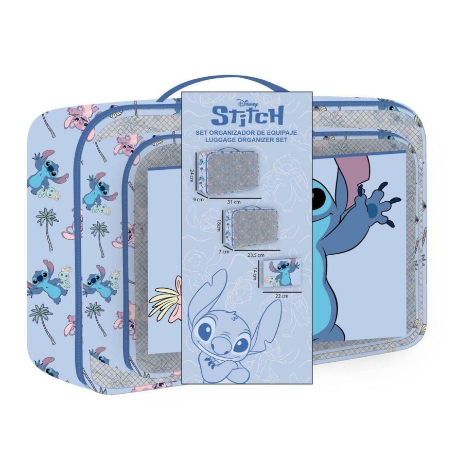 Torba podróżna Stitch Niebieski