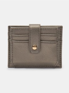 Portfel z imitacją skóry - beżowy