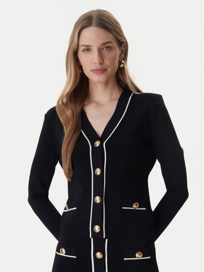 Marciano Guess Kardigan 6RGR02 5905Z Czarny Classic Fit