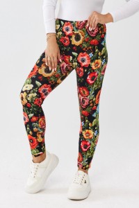 Klasyczne wygodne legginsy w maki OVERSIZE PLUS SIZE XXL