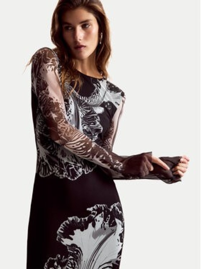 Desigual Sukienka codzienna Reims Lacroix 26SWVK53 Czarny Regular Fit