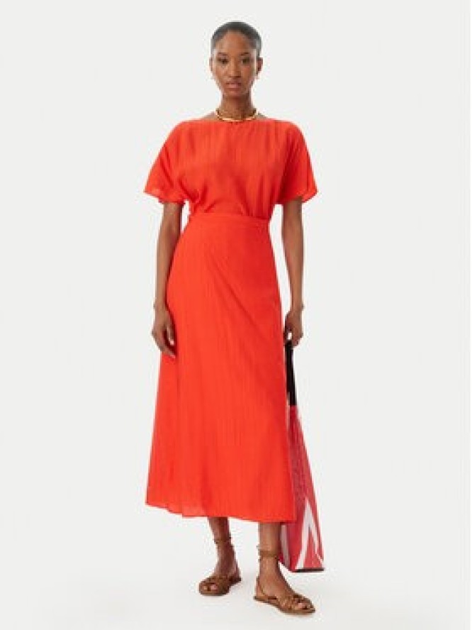 LOLA CASADEMUNT Sukienka codzienna MS2616020 Czerwony Regular Fit