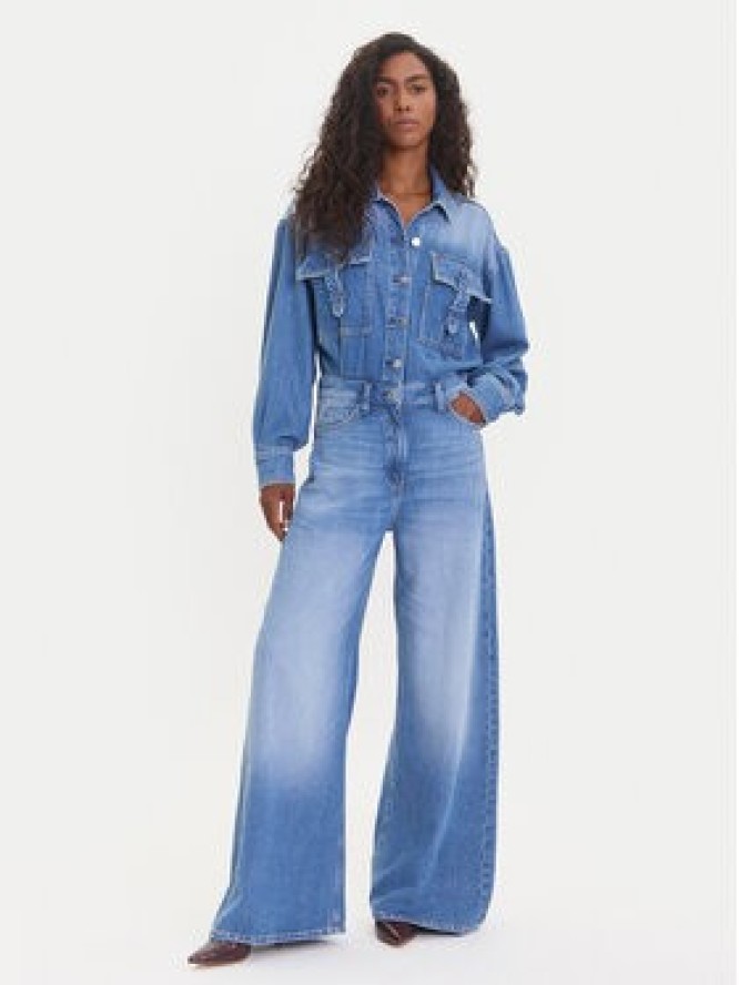 Guess Kombinezon W5YD58 D5B94 Niebieski Regular Fit