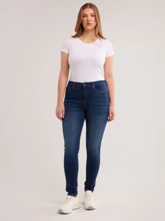 Jeansy damskie skinny niebieskie Ariana 399