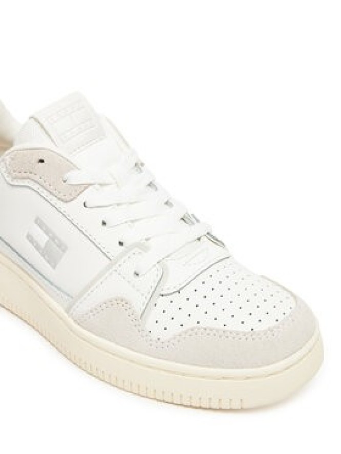 Tommy Jeans Sneakersy Tjw Retro Basket Sneaker EN0EN02818 Écru