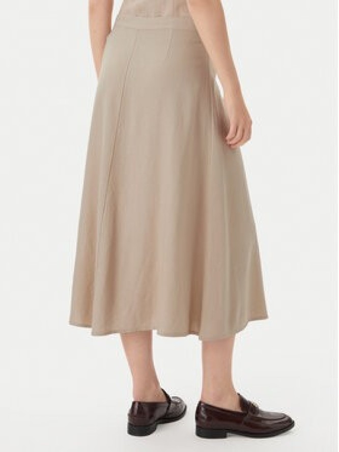 ONLY Spódnica midi Goa 15363690 Beżowy Regular Fit