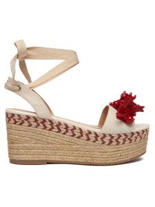 Liu Jo Espadryle Bali 02 SA6085 T6948 Kremowy