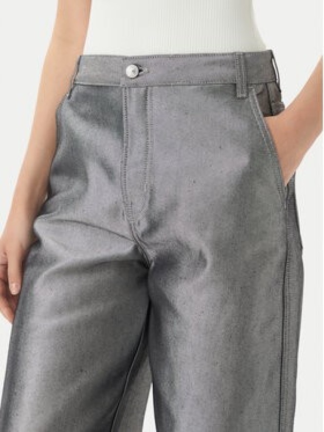 Calvin Klein Jeans Jeansy LV047E718G Szary Barrel Fit