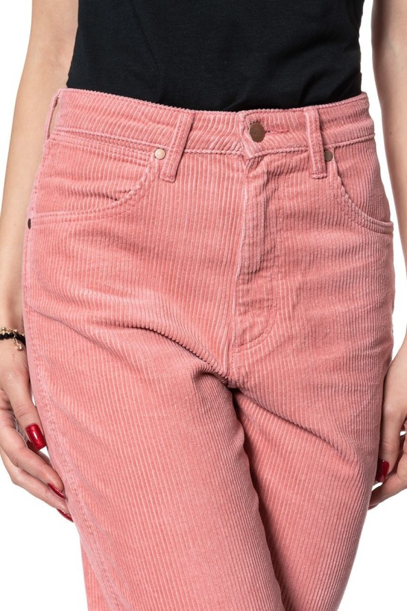 SPODNIE WRANGLER DAMSKIE MOM JEANS BRAND APRICOT W246UPP06 112127945