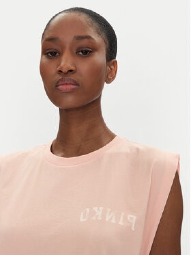 PINKO T-Shirt 104268 A2C0 Różowy Regular Fit