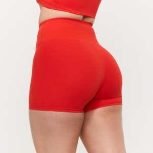 Szorty damskie fitness slim z gumką BEAT