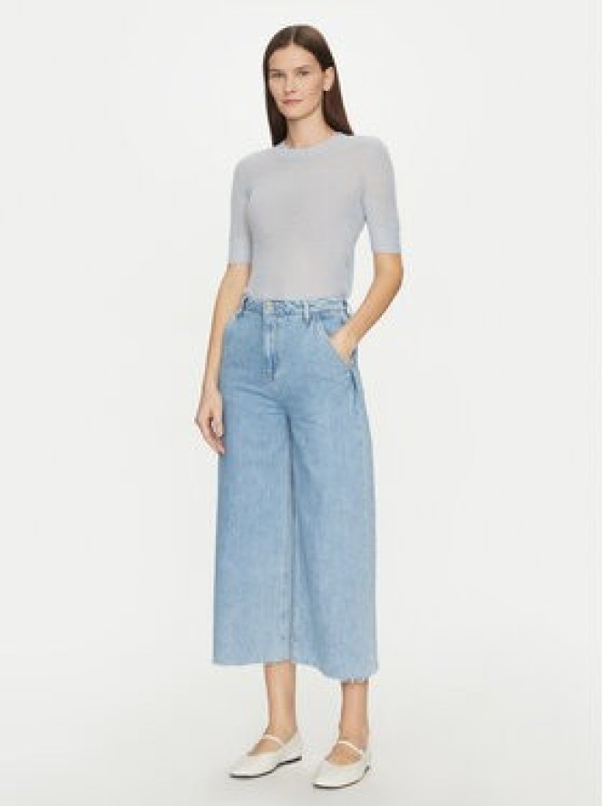 BOSS Sweter 50530718 Błękitny Slim Fit