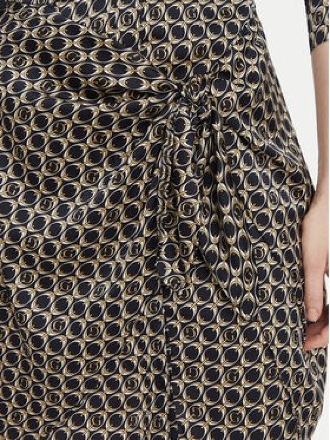 Guess Sukienka koszulowa W4YK35 WF1T2 Granatowy Regular Fit