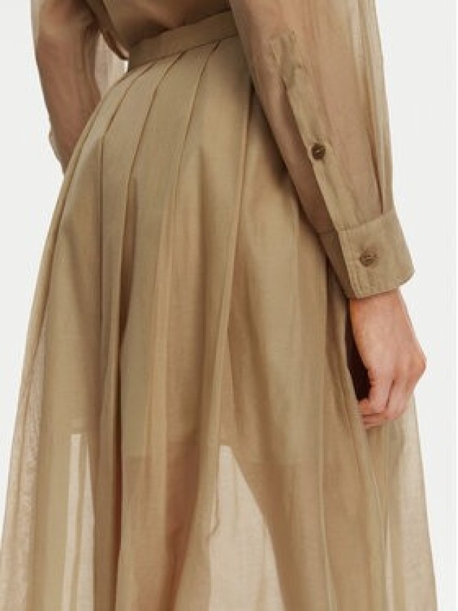 Marella Spódnica trapezowa Cubano 2513101015 Beżowy Regular Fit