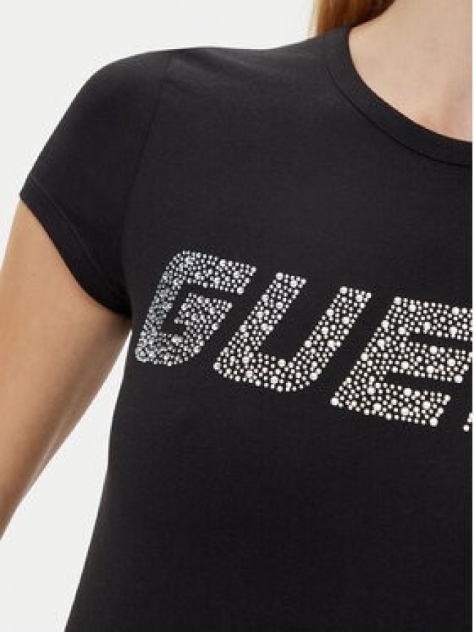 Guess T-Shirt V5GI20 J1314 Czarny Regular Fit