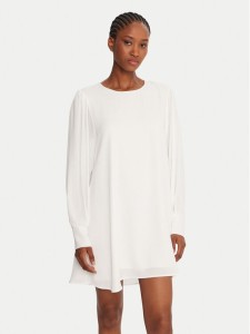 Rinascimento Sukienka koktajlowa CFC0126205003 Biały Slim Fit