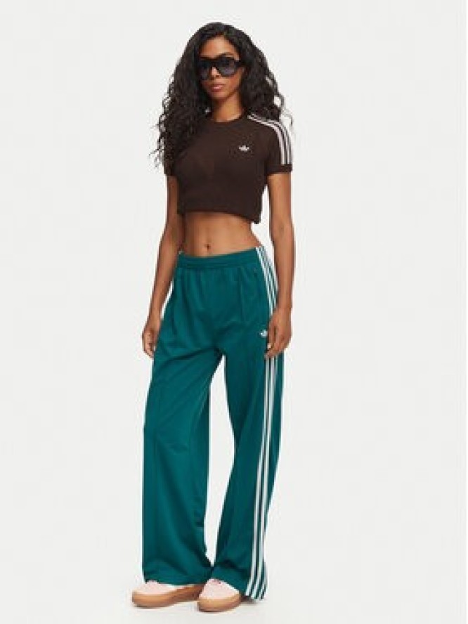 adidas Spodnie dresowe Firebird Loose Tracksuit KS4672 Turkusowy Loose Fit