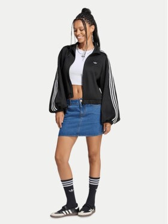 adidas Bluza Lace Oversized Archive Track Top LG4279 Czarny Regular Fit