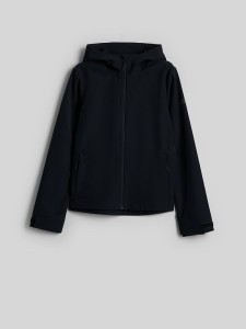 4F Kurtka softshell wiatroodporna membrana 5000 damska - czarna XS