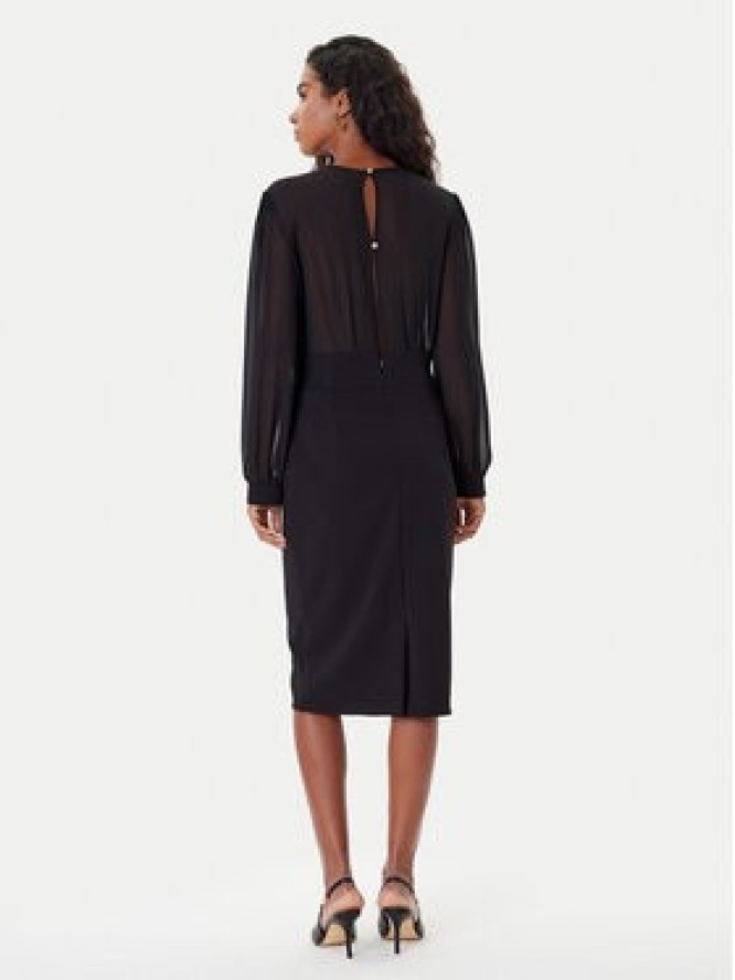 Rinascimento Sukienka koktajlowa CFC0126228003 Czarny Slim Fit