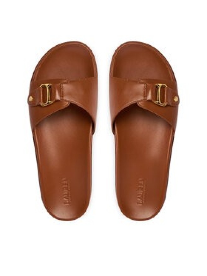 LAUREN RALPH LAUREN Klapki 802982883001 Brązowy