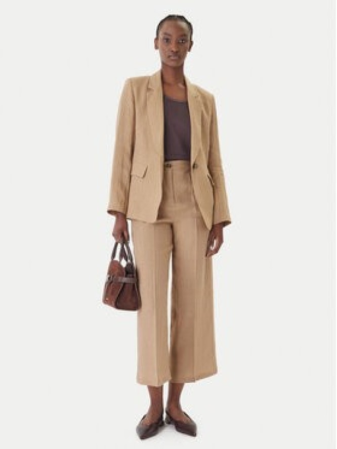 Marella Marynarka Vincita 2615041012 Écru Regular Fit