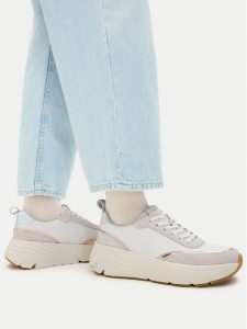 Geox Sneakersy D Diamanta D66UFA 08522 C1352 Biały