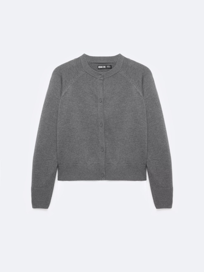 Kardigan damski bawełniany szary Karina 902