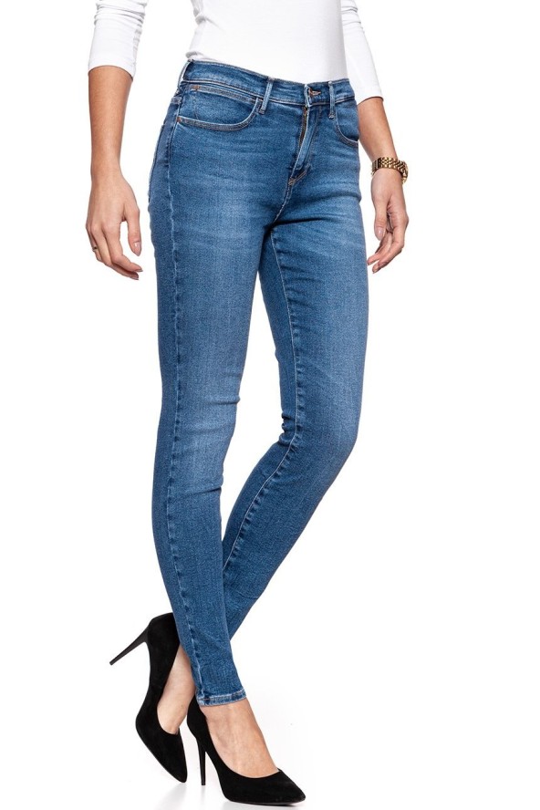 WRANGLER HIGH RISE SKINNY PIXI BLUE W27HFS17R 112128077